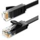 Εικόνα της Καλώδιο Δικτύου Ugreen UTP Flat CAT.6 10m Black 50178