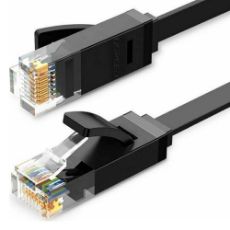 Εικόνα της Καλώδιο Δικτύου Ugreen UTP Flat CAT.6 15m Black 50180