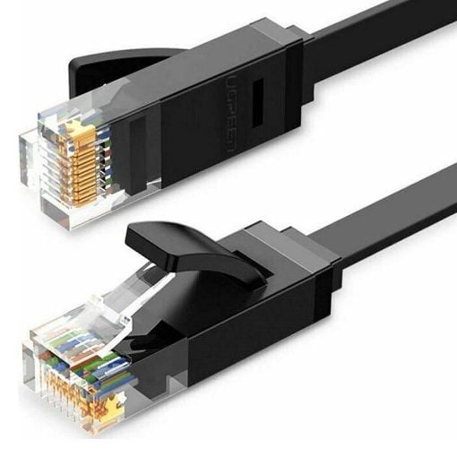 Εικόνα της Καλώδιο Δικτύου Ugreen UTP Flat CAT.6 15m Black 50180