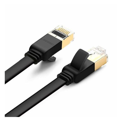 Εικόνα της Καλώδιο Δικτύου Ugreen Pure Copper FTP CAT.7 0.5m Black 11229