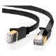 Εικόνα της Καλώδιο Δικτύου Ugreen Pure Copper FTP Flat CAT.7 1m Black 11260