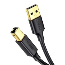 Εικόνα της Καλώδιο Ugreen USB 2.0 AM to BM 2m Black 20847