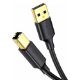 Εικόνα της Καλώδιο Ugreen USB 2.0 AM to BM 3m Black 10351