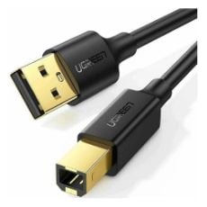 Εικόνα της Καλώδιο Ugreen USB 2.0 AM to BM 3m Black 10351