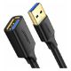 Εικόνα της Καλώδιο Προέκτασης Ugreen Male to Female USB 3.0 1m Black 10368
