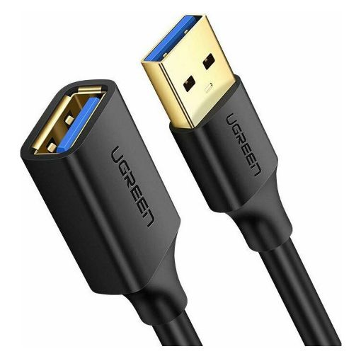 Εικόνα της Καλώδιο Προέκτασης USB 3.0 Ugreen 2m Black 10373