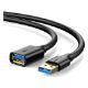 Εικόνα της Καλώδιο Προέκτασης USB 3.0 Ugreen 3m Black 30127