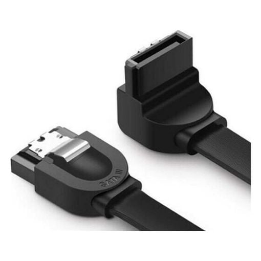 Εικόνα της Καλώδιο Sata III Angled Ugreen 0.5m Black 30797