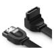 Εικόνα της Καλώδιο Sata III Angled Ugreen 0.5m Black 30797
