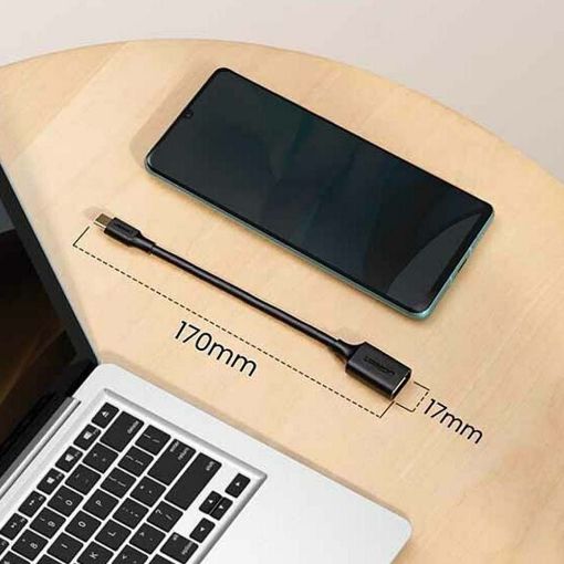 Εικόνα της Adapter Ugreen USB-C M to USB 3.0 F Black 30701