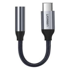 Εικόνα της Headphone Adapter Ugreen USB-C to 3.5mm F Passthrough Black 30632