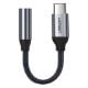 Εικόνα της Headphone Adapter Ugreen USB-C to 3.5mm F Passthrough Black 30632