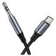 Εικόνα της Headphone Adapter Ugreen USB-C to 3.5mm M Black 30633