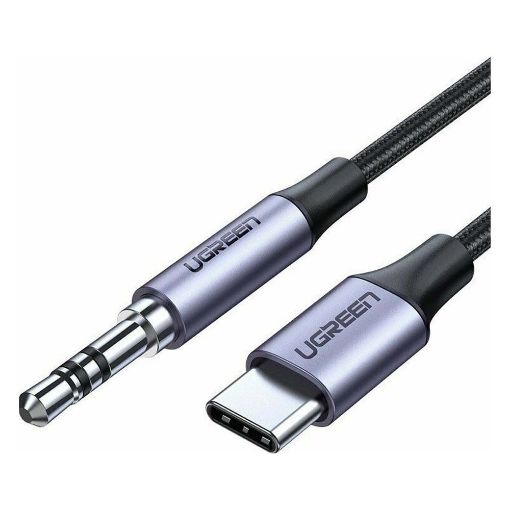 Εικόνα της Headphone Adapter Ugreen USB-C to 3.5mm M Black 30633