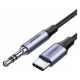Εικόνα της Headphone Adapter Ugreen USB-C to 3.5mm M Black 30633