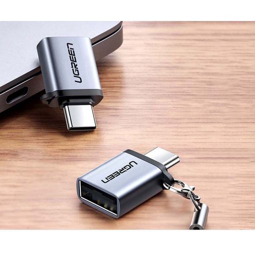 Εικόνα της Adapter Ugreen USB-C 3.1 M to USB 3.0 F Grey 50283