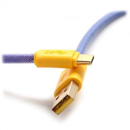 Εικόνα της Καλώδιο Ducky Premicord Type C to USB-A 1.8m Horizon Edition Blue/Purple DKCC-HZCNC1