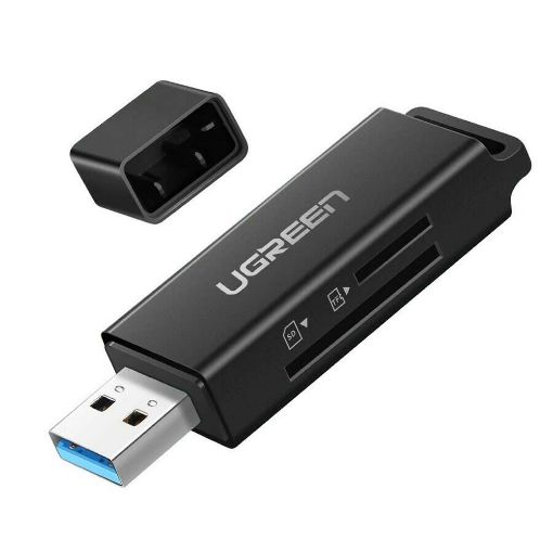 Εικόνα της Card Reader Ugreen USB 3.0 Black 40752