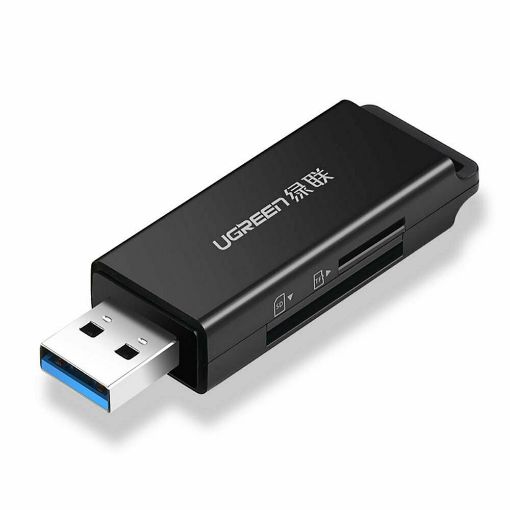 Εικόνα της Card Reader Ugreen USB 3.0 Black 40752