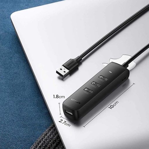 Εικόνα της Ugreen CM416 4-Port USB 3.0 HUB Black 80657