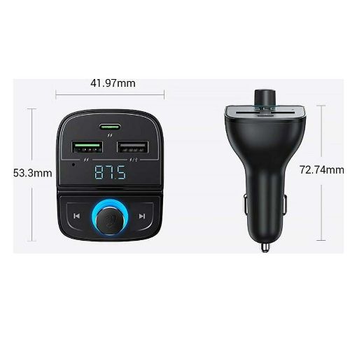 Εικόνα της Ugreen FM Transmitter Bluetooth Black 80910