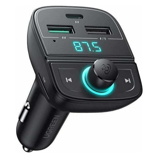 Εικόνα της Ugreen FM Transmitter Bluetooth Black 80910