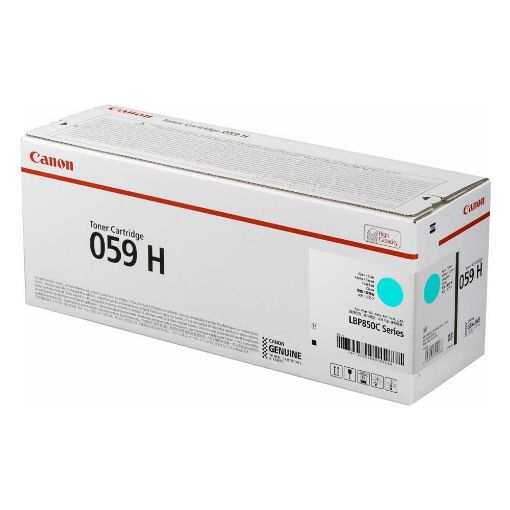 Εικόνα της Toner Canon 059H Cyan HC 3626C001