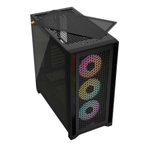 Εικόνα της Corsair 4000D RGB Airflow Tempered Glass Black CC-9011240-WW