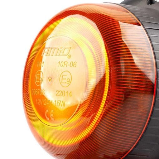 Εικόνα της Φάρος Αυτοκινήτου AMiO Warning Led Lamp W213b R65 R10 18LED 12/24V IP56 Orange 02926