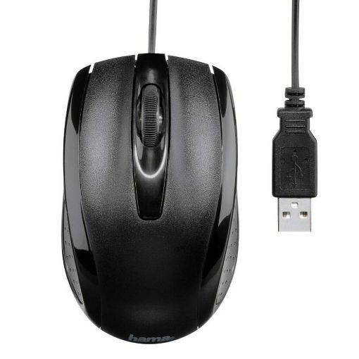 Εικόνα της Ποντίκι Hama AM-5400 Wired Black 86560