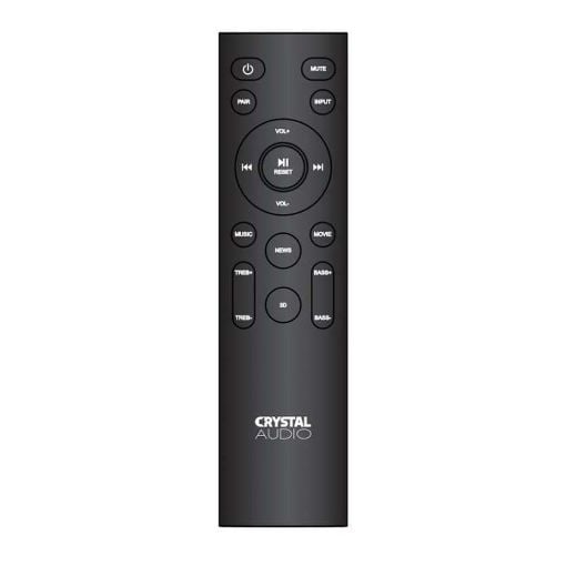 Εικόνα της Remote Control Crystal Audio for CASB160S/CASB360/CASB240HD 381187