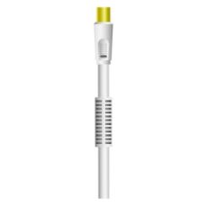 Εικόνα της Καλώδιο Κεραίας Crystal Audio Antenna Gold 80DB 4m White