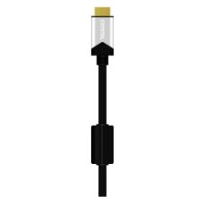 Εικόνα της Καλώδιο Crystal Audio HDMI to HDMI Premium Ultra High Speed 1.8m Metal/Black HDMI-MET-1.8