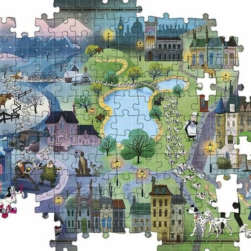 Εικόνα της Clementoni - Puzzle Story Maps Τα 101 Σκυλιά Της Δαλματίας 1000pcs 1260-39665
