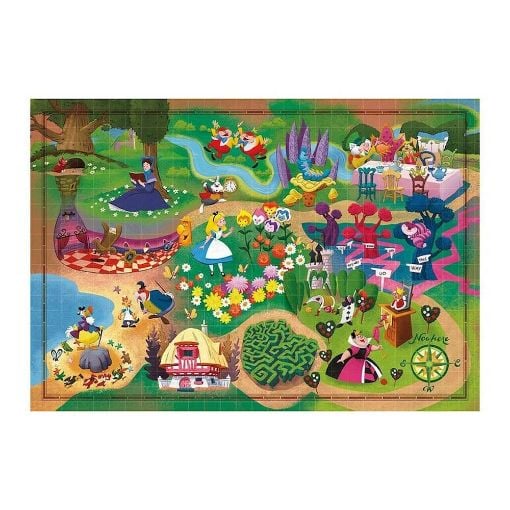 Εικόνα της Clementoni - Puzzle Story Maps Alice In Wonderland 1000pcs 1260-39667