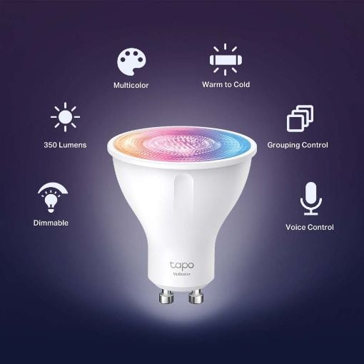 Εικόνα της Smart Wi-Fi Spotlight Tp-Link Tapo L630 GU10 3.7W Dimable Multicolor