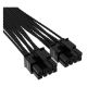 Εικόνα της Corsair Premium Sleeved Single PCIe Cable Gen5 Black CP-8920331