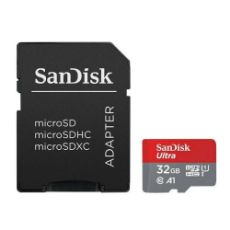 Εικόνα της Κάρτα Μνήμης SanDisk Ultra microSDHC 32GB Class 10 UHS-I A1 120MB/s with Adapter SDSQUA4-032G-GN6IA