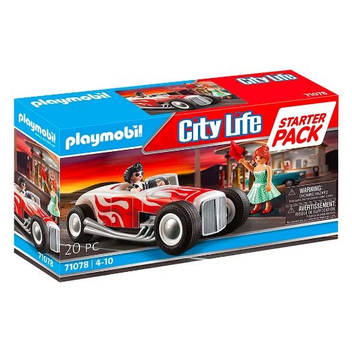 Εικόνα της Playmobil City Life - Starter Pack Ζευγάρι με Vintage Αυτοκίνητο 71078