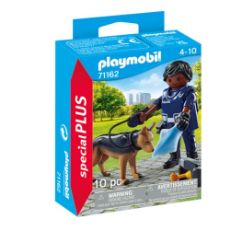Εικόνα της Playmobil Special Plus - Αστυνομικός με Σκύλο - Ανιχνευτή 71162