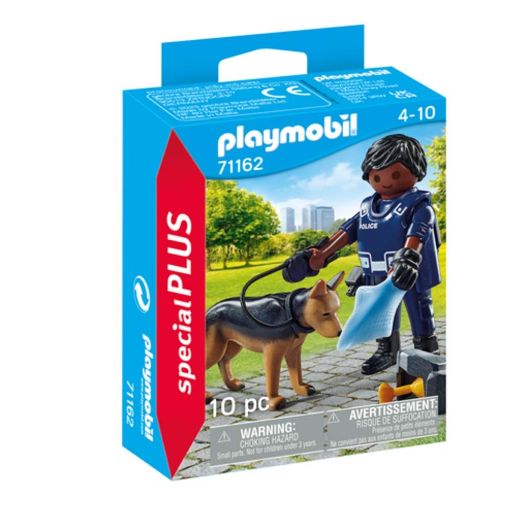 Εικόνα της Playmobil Special Plus - Αστυνομικός με Σκύλο - Ανιχνευτή 71162