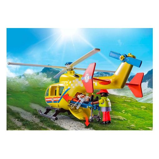 Εικόνα της Playmobil City Life - Ελικόπτερο Πρώτων Βοηθειών 71203