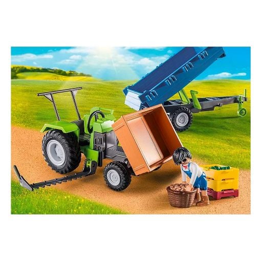 Εικόνα της Playmobil Country - Αγροτικό Τρακτέρ με Καρότσα 71249