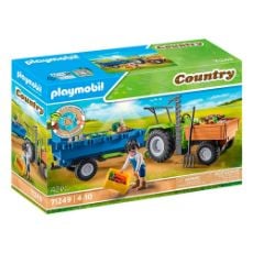 Εικόνα της Playmobil Country - Αγροτικό Τρακτέρ με Καρότσα 71249