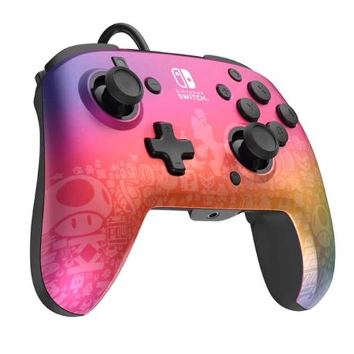 Εικόνα της Wired Controller PDP FaceOff Deluxe+Audio Star Spectrum NSW 500-134-SPCTM