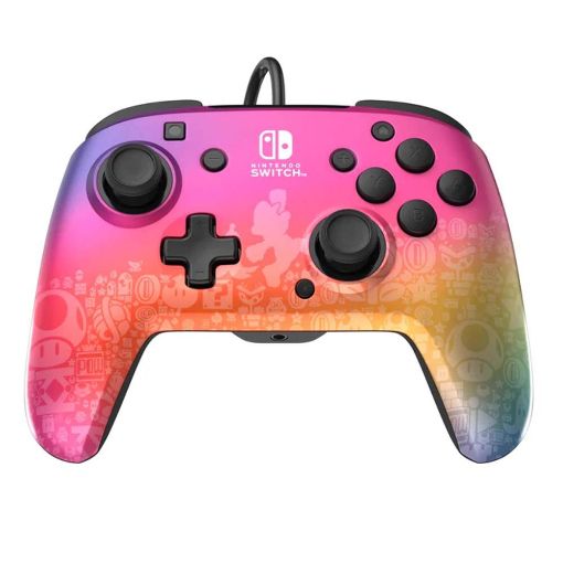 Εικόνα της Wired Controller PDP FaceOff Deluxe+Audio Star Spectrum NSW 500-134-SPCTM