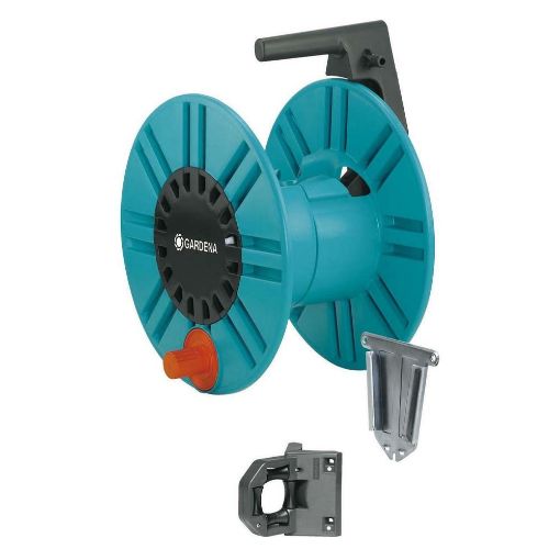 Εικόνα της Καρούλι Λάστιχου Τοίχου Gardena 60 Classic Blue 02650-20