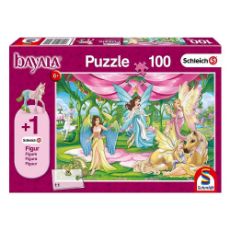 Εικόνα της Schmidt Spiele - Παιδικό Puzzle Βασιλικό Δωμάτιο της Bayala με Φιγούρα 100pcs 56301