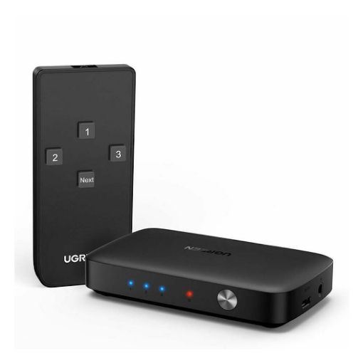 Εικόνα της Ugreen CM332 HDMI Switcher 3-Port 4K/30Hz Black 80125