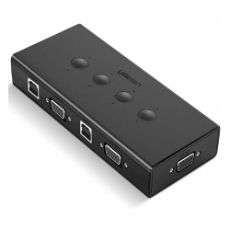 Εικόνα της Ugreen CM154 KVM Switch Box VGA/USB 4-Port Black 50280